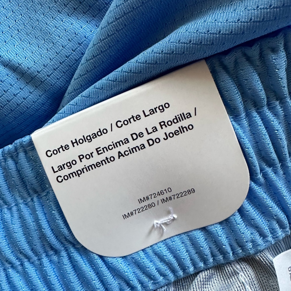 Nike Baby Blue Loose Fit Above Knee Length Mens Sz XXL - Picture 6 of 10